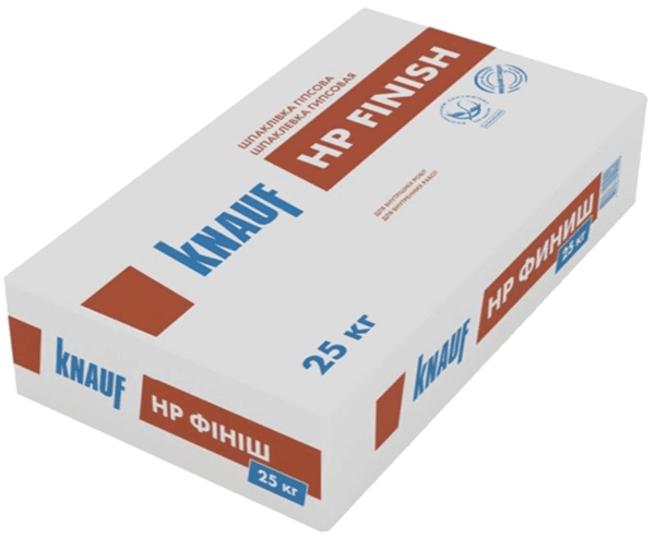 Шпаклевка гипсовая Knauf HP Finish 25 кг