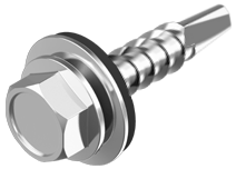 Винт самосверлящий (TEX) + шайба EPDM (для дерева)
