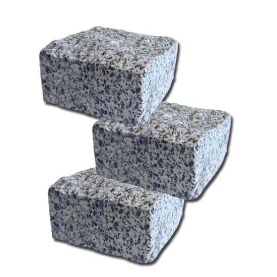 Бруківка гранітна пиляно-колота сіра, Покостовка (100х100х50 мм)