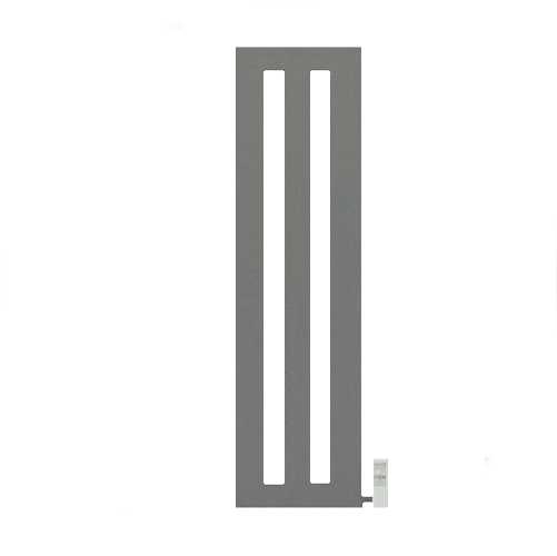 Вертикальний радіатор опалення Тепломакс 1.5 м (сірий)