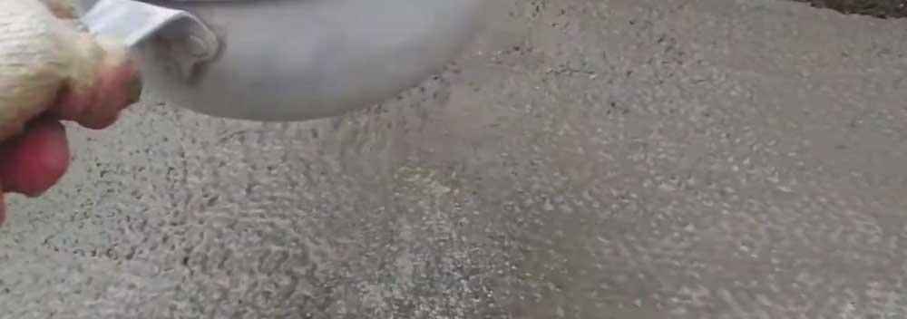 железнение бетона